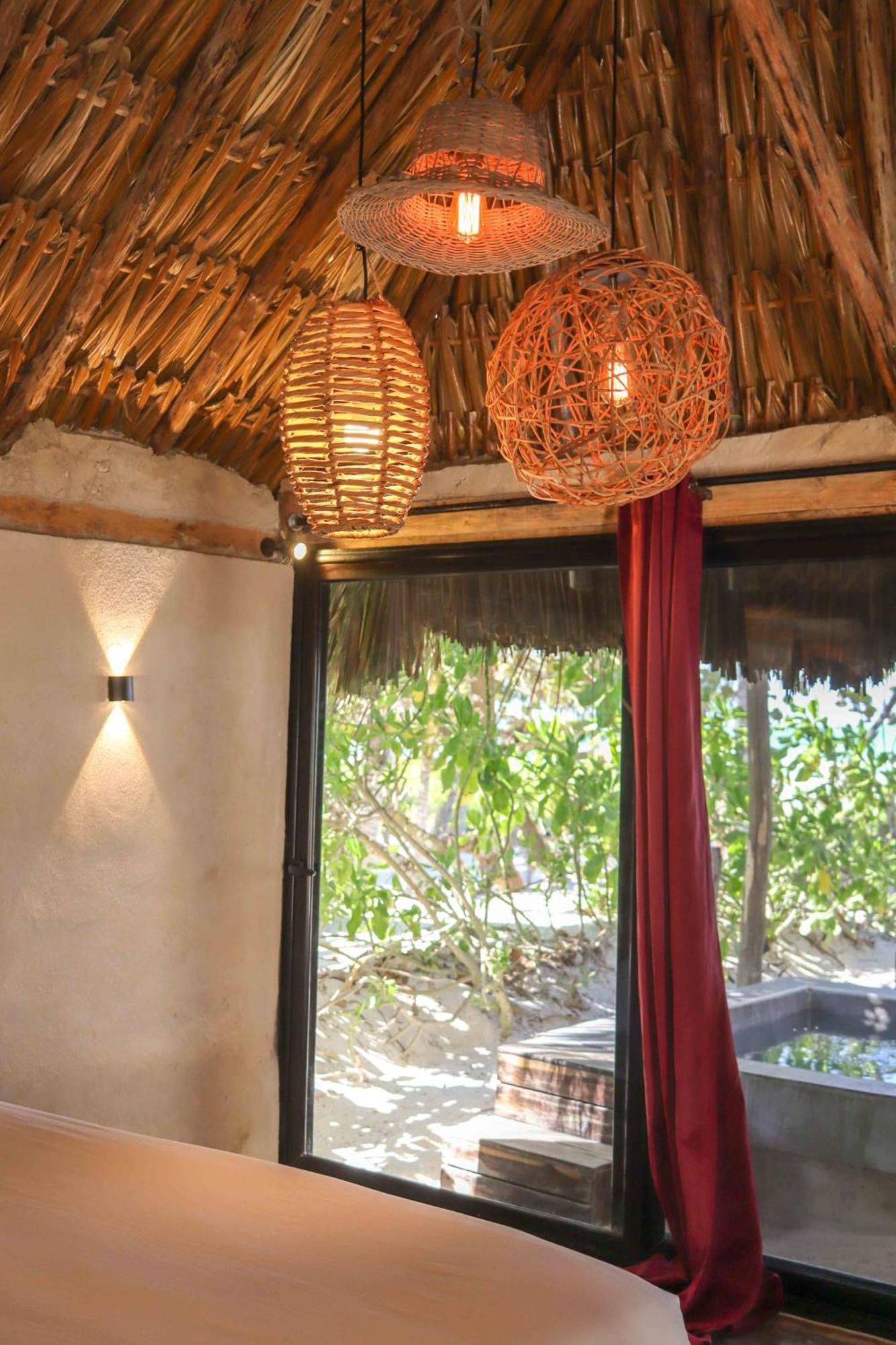 Casa Mate BeachFront Cabañas El Cuyo Habitación foto